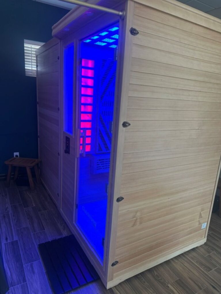 Coffee Sauna New Waverly Danger Coffee and infrared sauna lounge at LifeRx Wellness in Willis TX